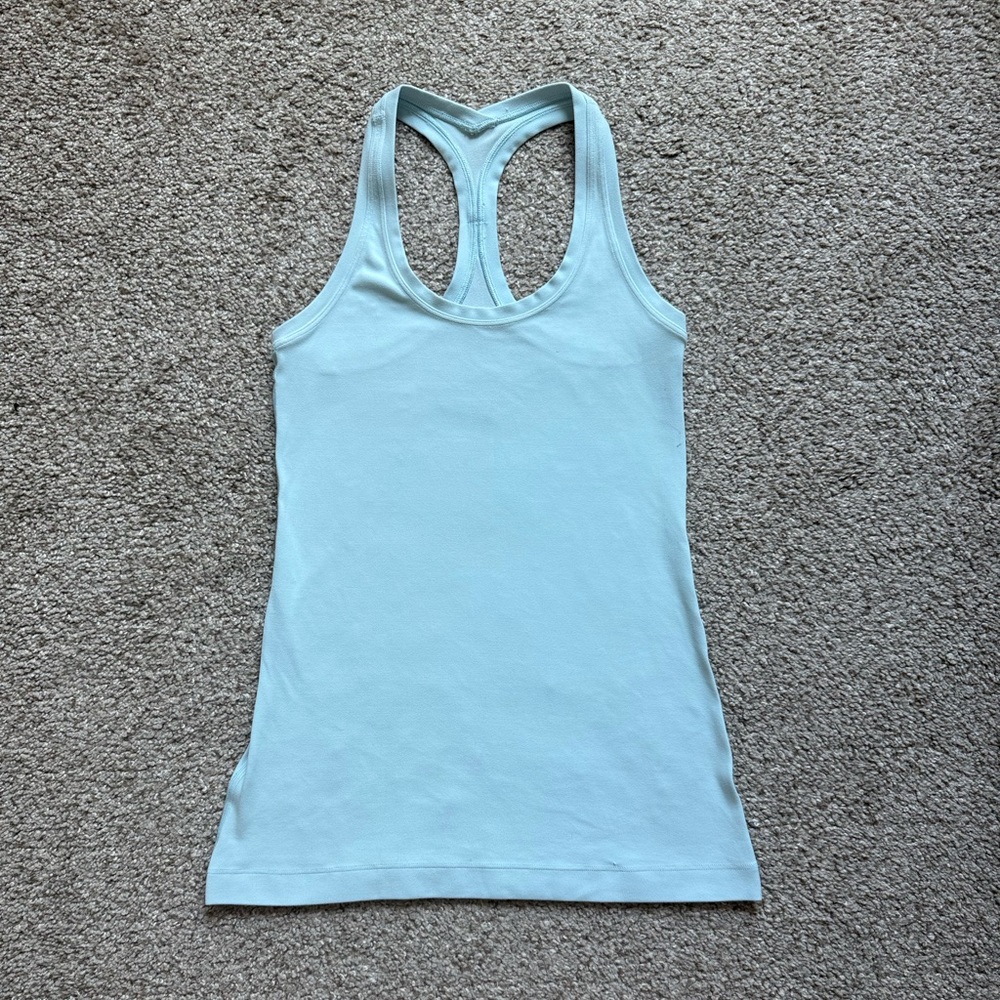 Lululemon Light Blue Racerback Tank Top